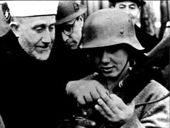Mufti with Moslem Nazi soldier